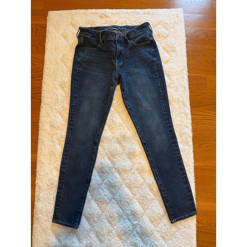 Title: American Eagle Real Good Super Stretch Jegging Jeans Dark Wash Size 8